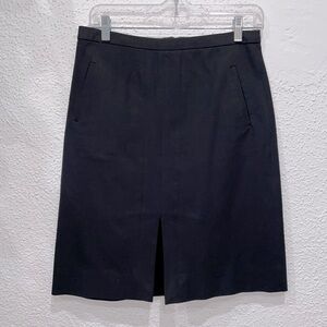 J. Crew Black Pencil Skirt